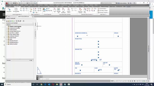 AutoCAD Electrical - Utilising a Client Title Border Within AutoCAD® Electrical смотреть онлайн