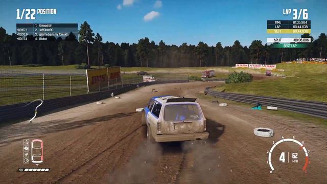 Wrecking on Wreckfest | Crashes & Hits смотреть онлайн