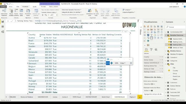 Obtener totales correctos en tablas de Power BI - HASONEVALUE смотреть онлайн
