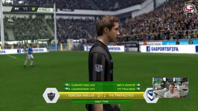 FIFA 14 Ultimate Team Gameplay | CommanderKrieger vs TaZz | bPartGaming смотреть онлайн