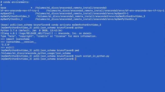 Video #6 Exploring Anaconda and creating JSON Schema validation with Python смотреть онлайн