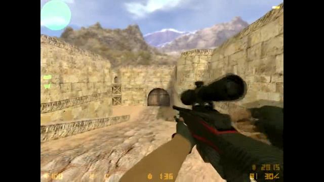 AWP Красная линия из CS:GO для CS 1.6 смотреть онлайн