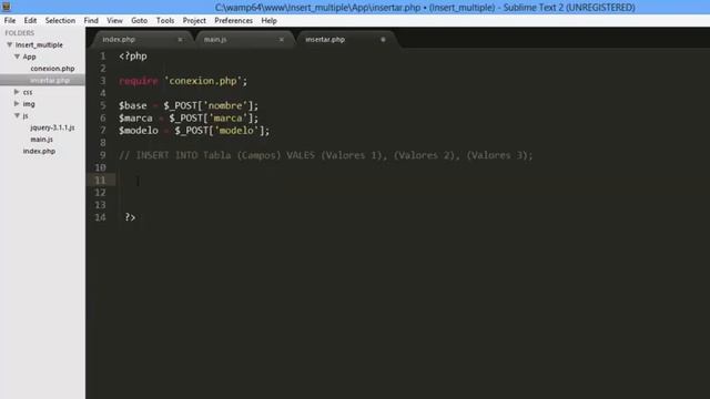 Guardar Múltiples Datos a la Vez desde HTML con PHP y MySQL usando AJAX con Jquery смотреть онлайн