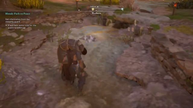 Assassin's Creed Valhalla how to wake up sleeping guard to get information | 1050TI смотреть онлайн