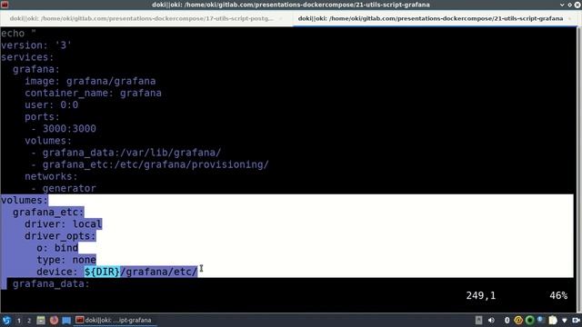 Docker-compose - 21. Script : installation de Grafana смотреть онлайн