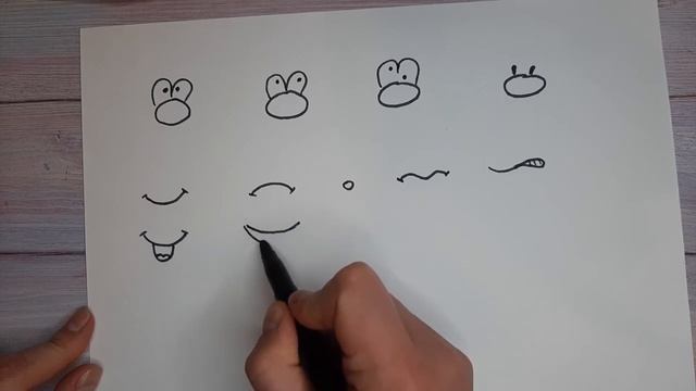 Учимся рисовать улыбки и глазки #рисованиедлядетей #детивкраснодаре смотреть онлайн