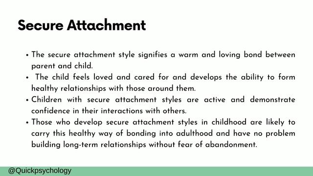 Bowlby attachment theory. Attachment style смотреть онлайн