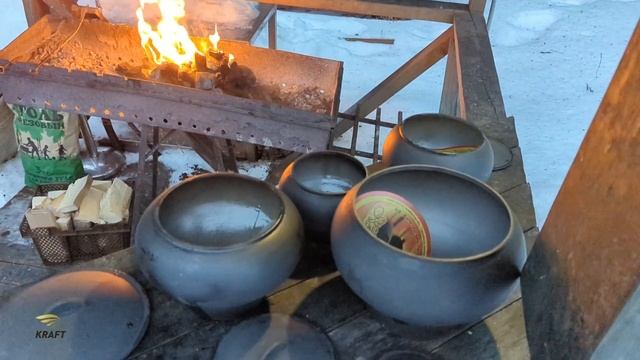 Горшок-чугунок чугунный объемом 1.5л, 2.5л, 4л и 6 литров для приготовления пищи в печи и на костре смотреть онлайн