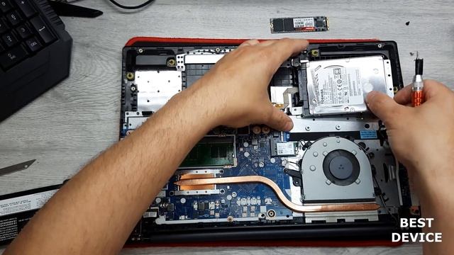 Как разобрать Lenovo S145-15IWL , замена термопасты, установка SSD, Апгрейд смотреть онлайн