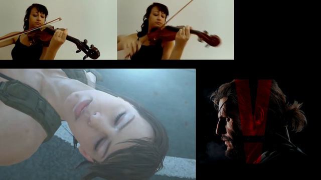Metal Gear Solid V (The Phantom Pain) - Quiet's Theme - Violin, viola & flute cover смотреть онлайн