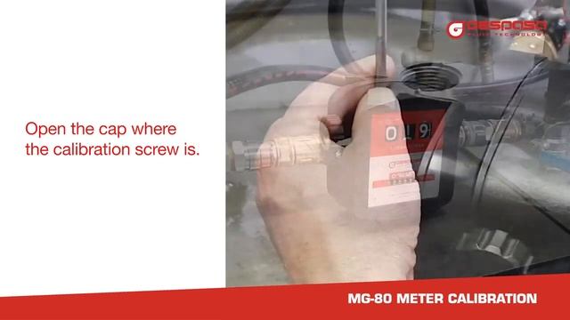 Калибровка механического счетчика Gespasa MG 80 и MG 80A смотреть онлайн