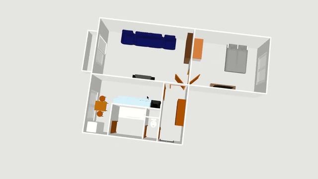 Планировка квартиры, двухкомнатная. смотреть онлайн