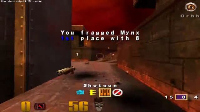 Quake 3 Arena - Tier 1 Mynx Orbb Q3DM3 НАС УЖЕ БОЛЬШЕ смотреть онлайн
