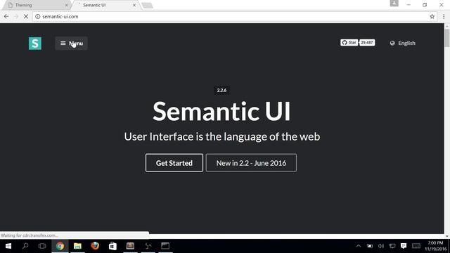 Semantic UI - Theming смотреть онлайн