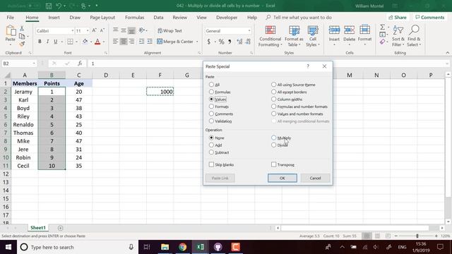 Excel Time Saver - Multiply or divide all cells by a number - Doctor Excel #042 смотреть онлайн