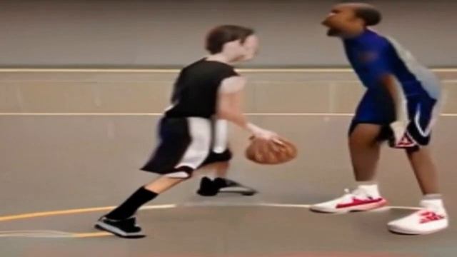 [AI] short man dribbling basketball with elon musk смотреть онлайн