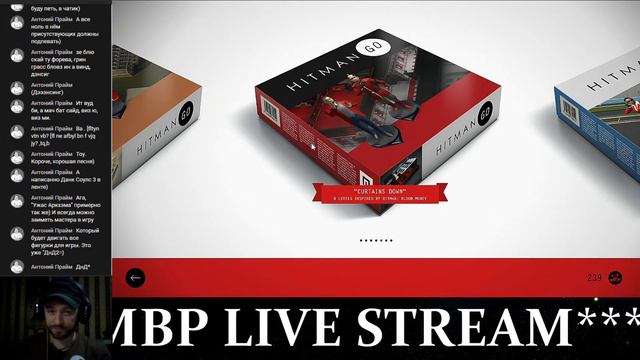 Hitman GO. Питерская коробка. Случайный стрим. 1/3. смотреть онлайн