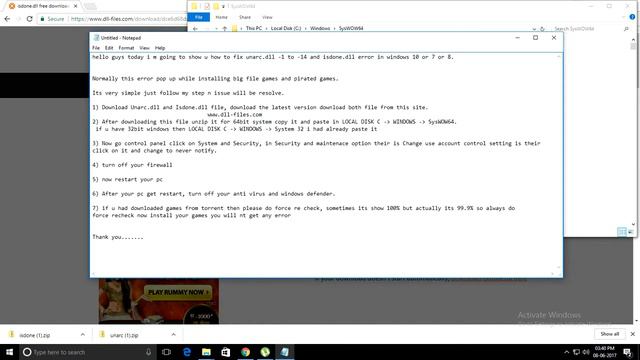 How to Fix Isdone.dll/Unarc.dll Returned an Error Code: -1/5/6/7/11/12/14 смотреть онлайн