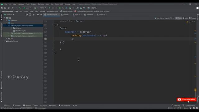 How to Design Malware Scanner UI in Jetpack Compose | Android | Kotlin | Make it Easy смотреть онлайн
