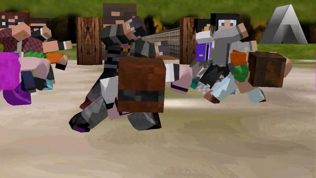 (MMD) Minecraft Youtubers - Panda Hero (Models download) смотреть онлайн