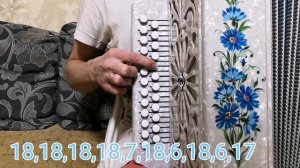 Казачий романс - мама. Разбор на гармони
