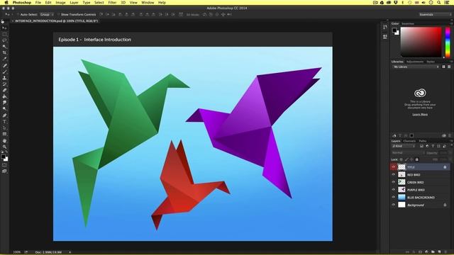 Interface Introduction to Adobe Photoshop Ep1/33 [Adobe Photoshop for Beginners] смотреть онлайн