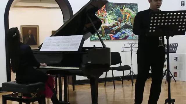 Mirza Šišić -klarinet i Melina Šišić-klavir F. Poulanc, Sonata za klarinet смотреть онлайн