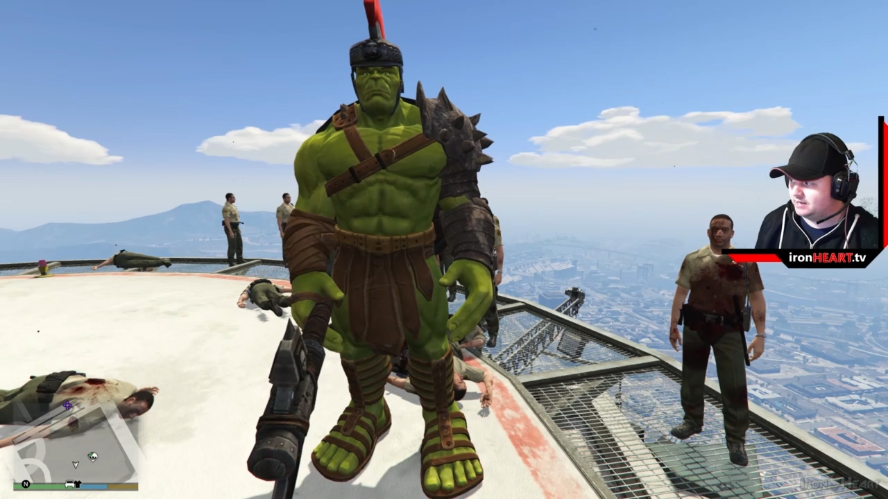 ГТА 5 МОДЫ - ГЛАДИАТОР ХАЛК РАГНАРОК РАЗРУШАЕТ ЛОС-САНТОС! ОБЗОР ЛУЧШИХ МОДОВ GTA V MODS ONLINE смотреть онлайн