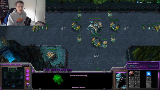 SC2 Arcade - Survival Chaos Remastered || Marine Blitz