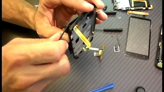 HTC One X Screen Replacement - Battery replacement - Full Teardown смотреть онлайн