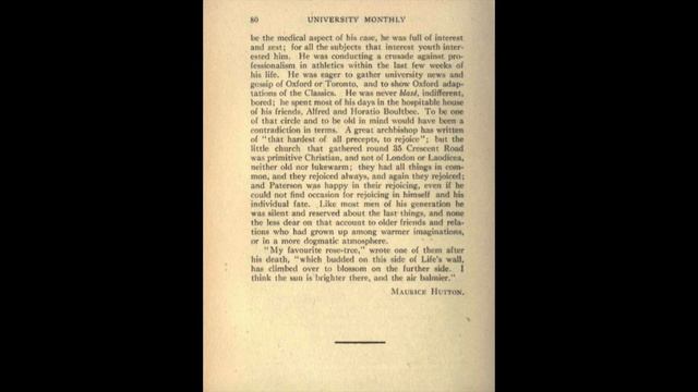 The Oxford Canadians: Ernest R. Paterson смотреть онлайн