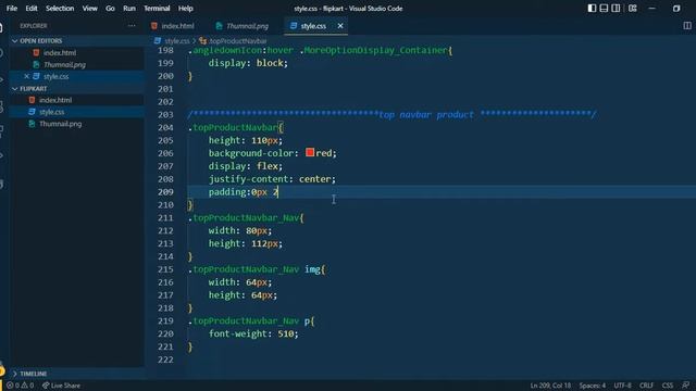 Flipkart clone website using html css | image and Name section смотреть онлайн