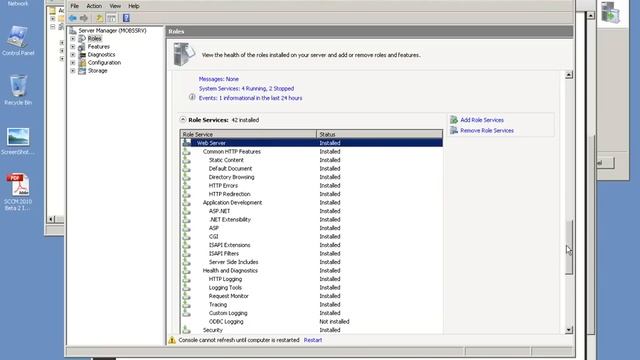 Microsoft System Center Configuration Manager 2012 Beta 2 - Part 1 - Prerequisites смотреть онлайн