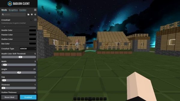 How to get a Custom Crosshair in Minecraft (Badlion Client)