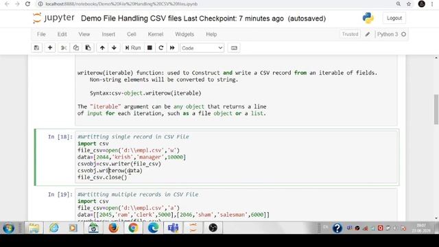 CSV Files in Python смотреть онлайн