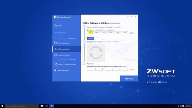 Stand-alone License: QR Code Activation | ZWCAD Activation Tutorial смотреть онлайн