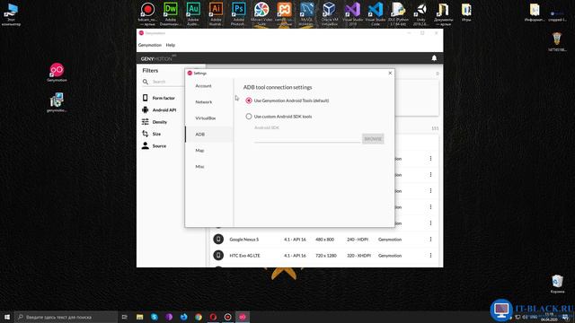Установка и настройка Genymotion для работы в Android Studio. смотреть онлайн