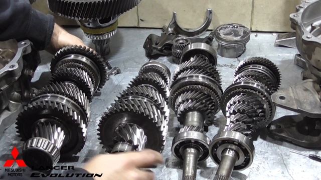 Сравнение 6-ти и 5-ти ступенчатой МКПП Mitsubishi Evolution 7-9 смотреть онлайн