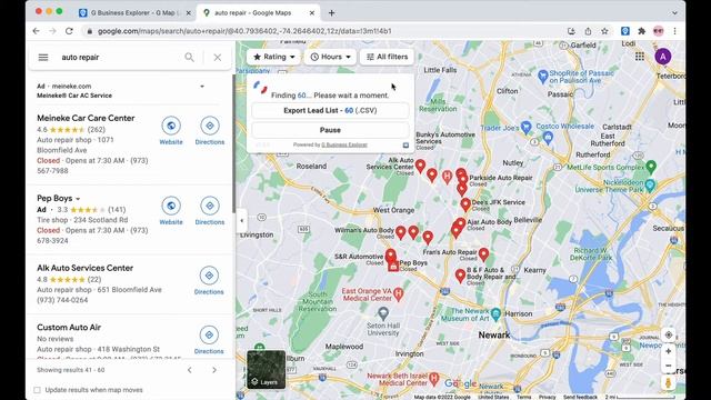 G Business Explorer - How to find leads from Google Maps and export as csv смотреть онлайн