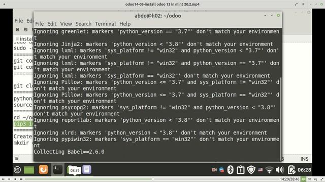 الدرس الثانب: تثبيت أودو عمليا على لينكس مينت ٢٠.٢ смотреть онлайн