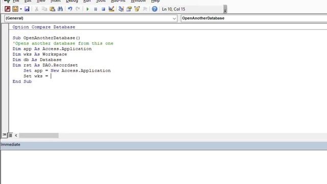 How to Open Another MS Access Database from Your Database смотреть онлайн