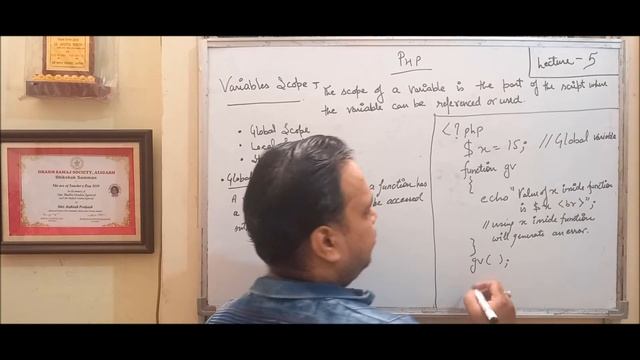 PHP | Variables | Variable Scopes | Global | Local | Static смотреть онлайн