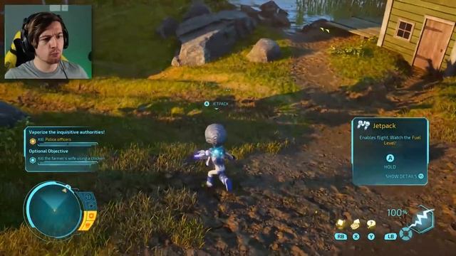 THIS ALIEN GAME IS COMPLETELY OUTRAGEOUS (& hilarious) - Destroy All Humans! смотреть онлайн