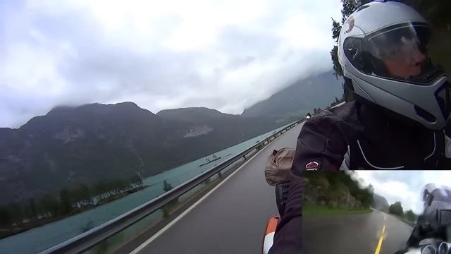 Norway tripp on a Honda XL1000 Varadero motorcycle, part 5 смотреть онлайн