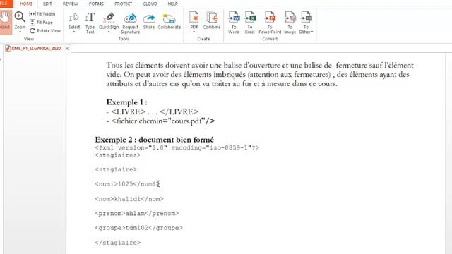 XML Part1: Document bien formé смотреть онлайн