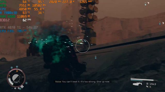 Starfield RTX 4070 Ti Ryzen 7 7800x3D 4K High N-vidia DLSS Gameplay TEST смотреть онлайн