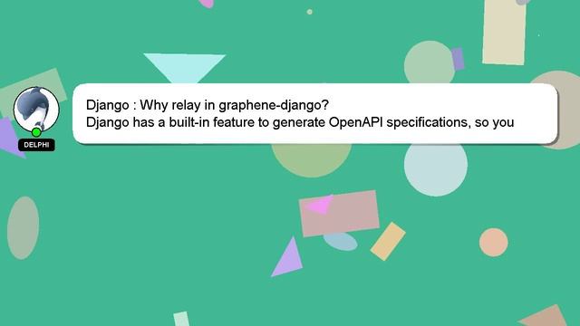 Django : Why relay in graphene-django? смотреть онлайн
