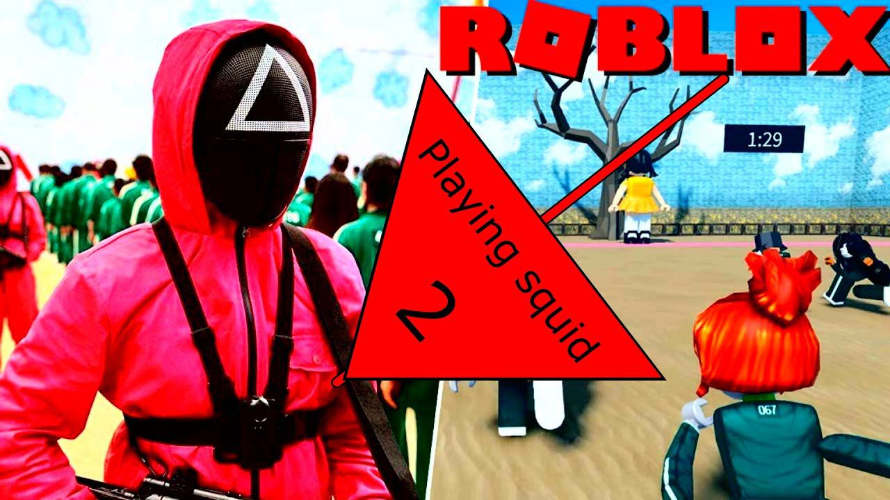 Игра в кальмара в Роблоксе#2 - Playing squid in Roblox#2 смотреть онлайн