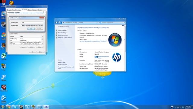 Windows 7: How to set Path JAVA смотреть онлайн