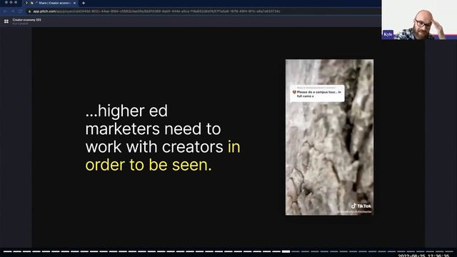 Creator Economy 101: for Higher Ed | Kyle Campbell | Grow Enrollment Yield | Olark live chat смотреть онлайн